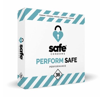 Prezerwatywy opóźniające - Safe Perform Safe 36 szt